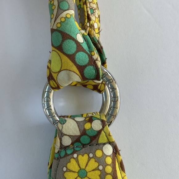 Vera Bradley Lemon Parfait Large Hobo Shoulder Bag Handbag Purse Retired - Picture 6 of 10